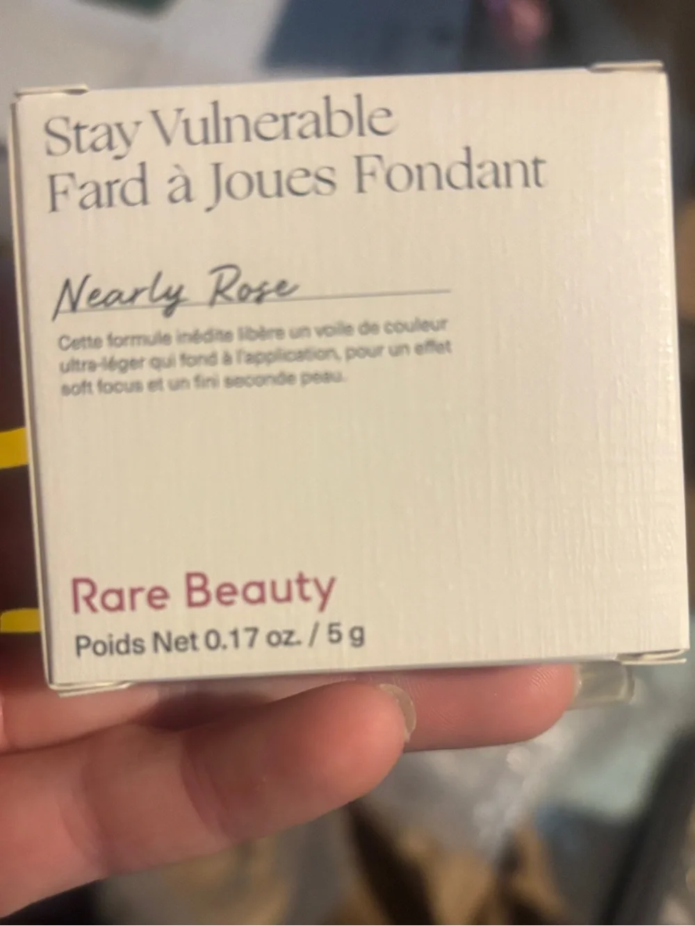 Rare Beauty cream blush